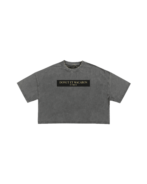 The Label Prestige et Tradition Dark Crop Top