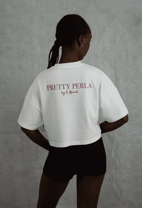 Pretty Perla Heart Live Crop Top